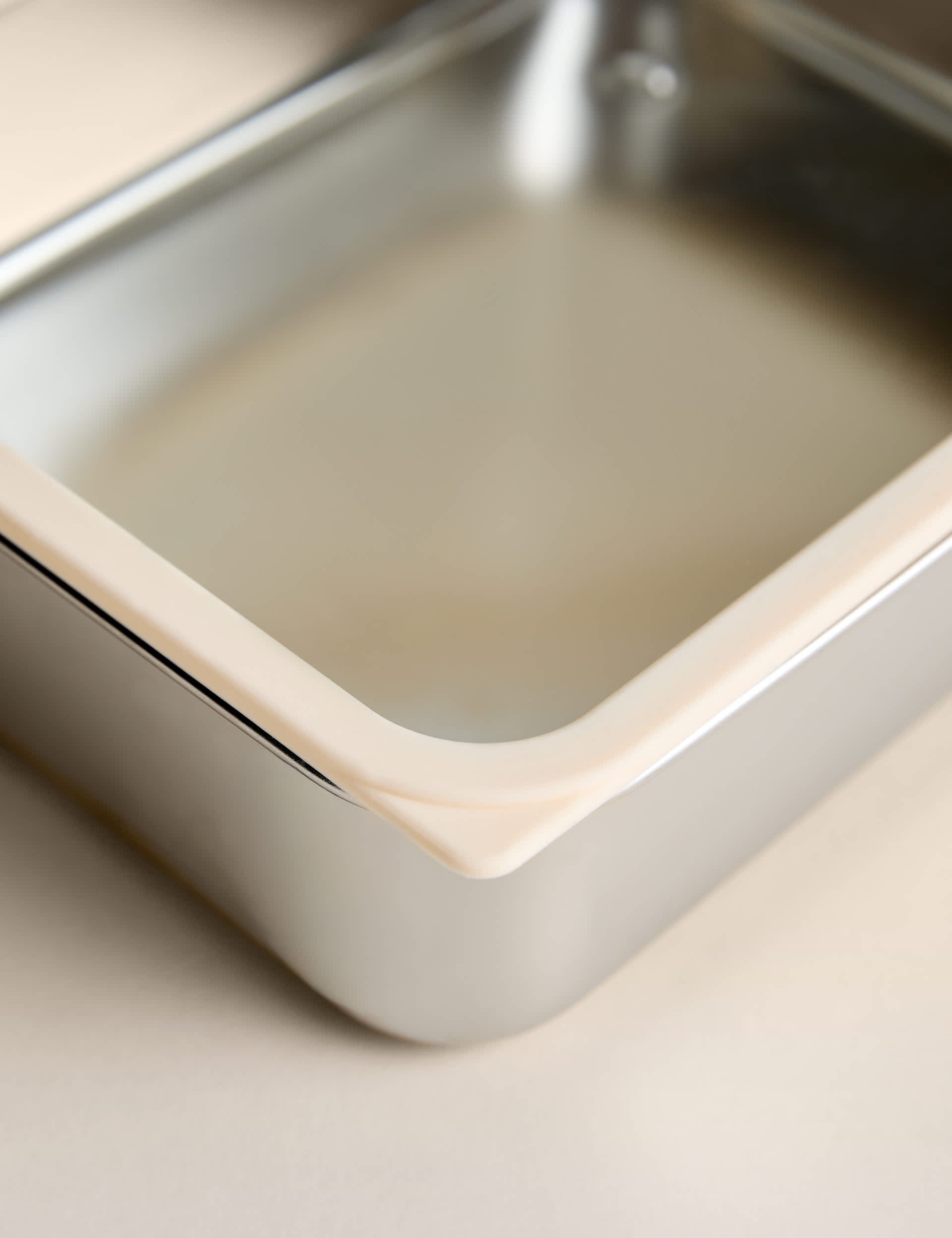 Large stainless steel food storage container - British product
