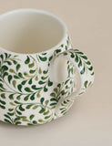 Floral Tapered Stoneware Mug - British product