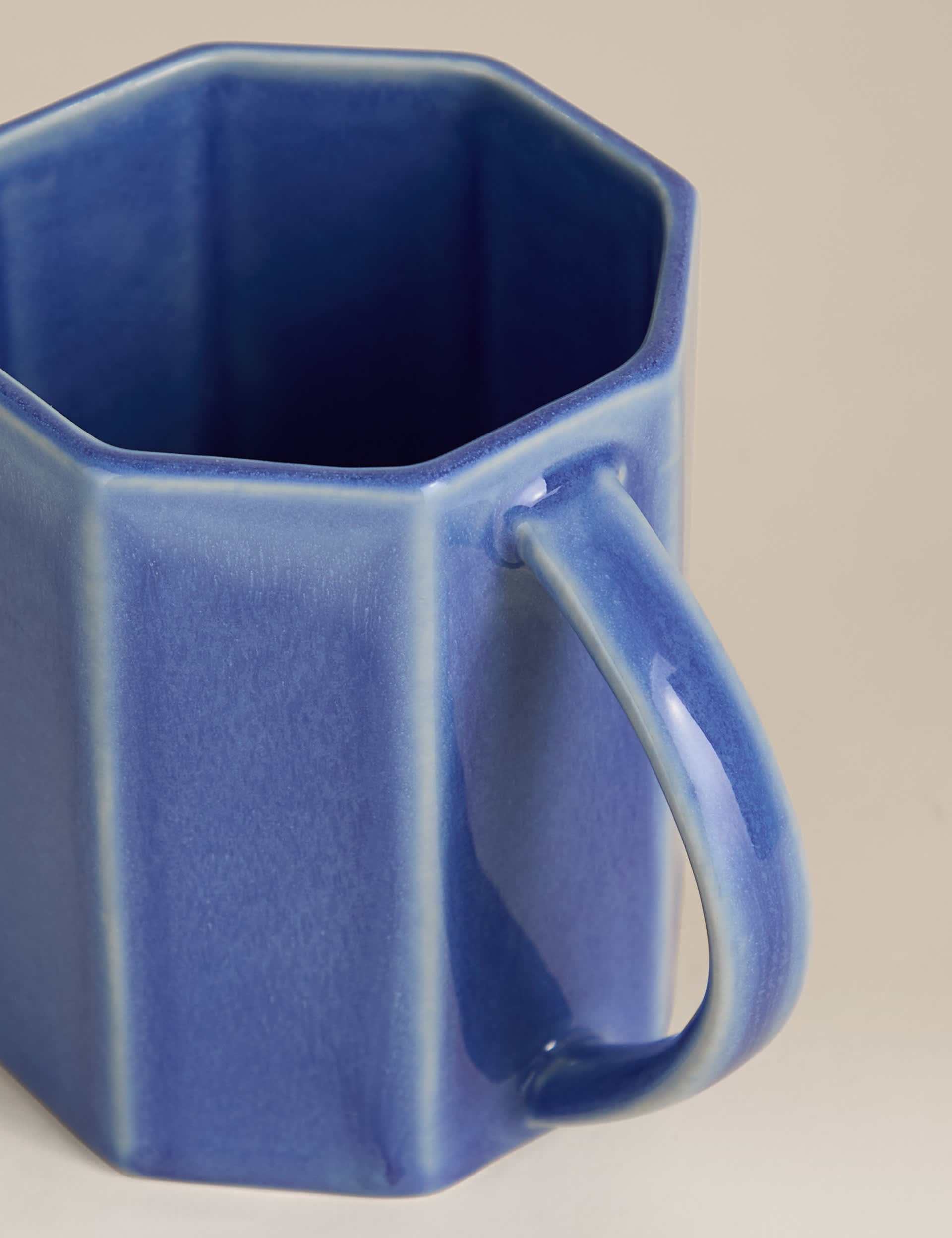 Panelled tankard mug, imported from the UK