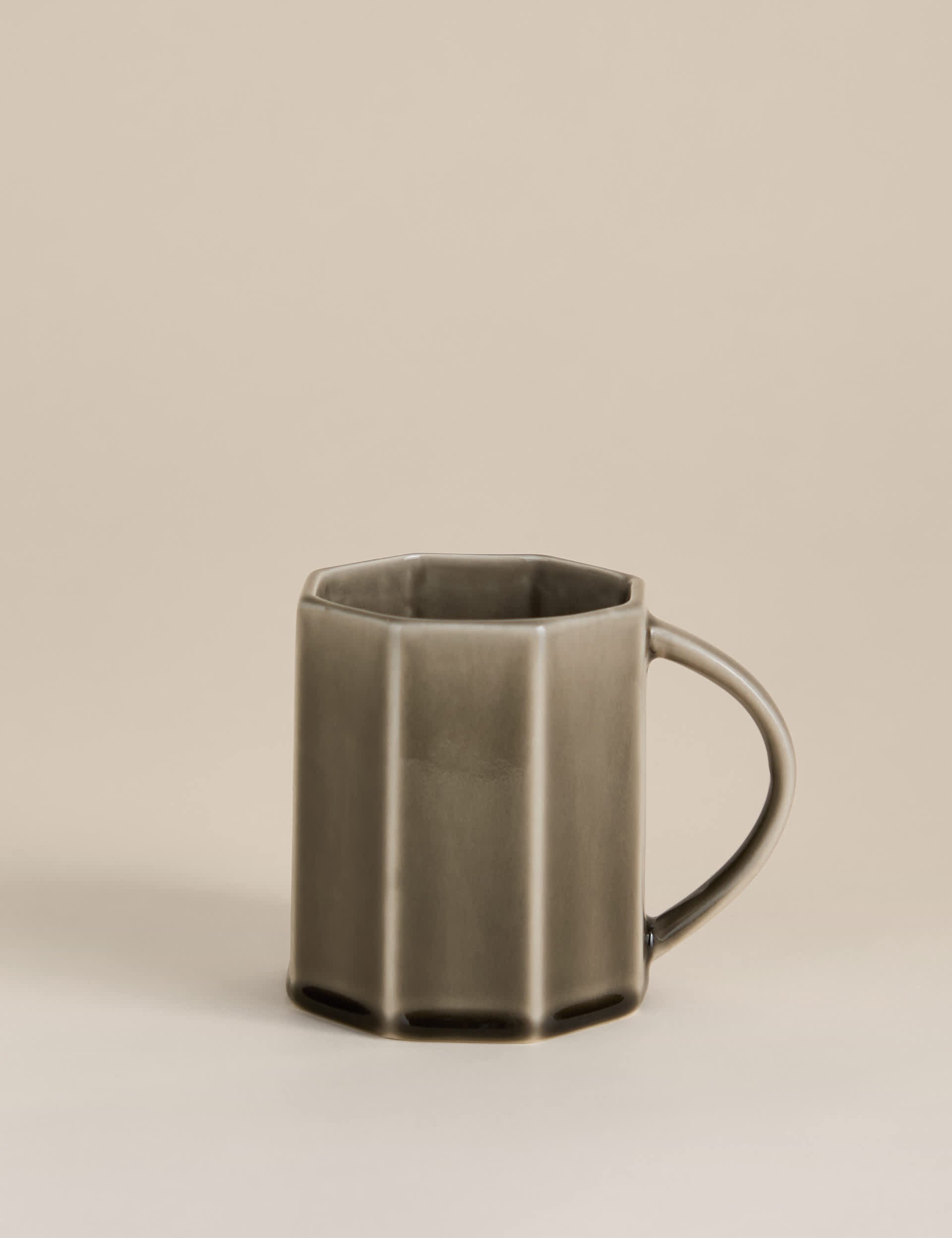 Panelled tankard mug, imported from the UK