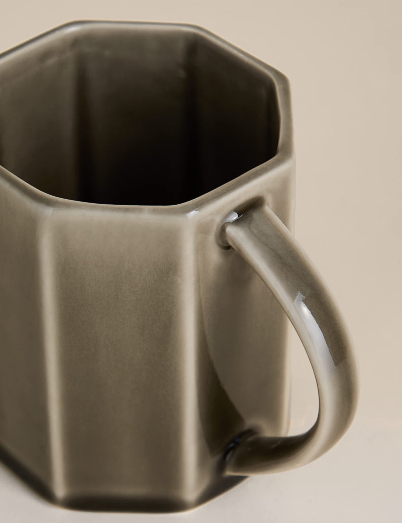 Panelled tankard mug, imported from the UK