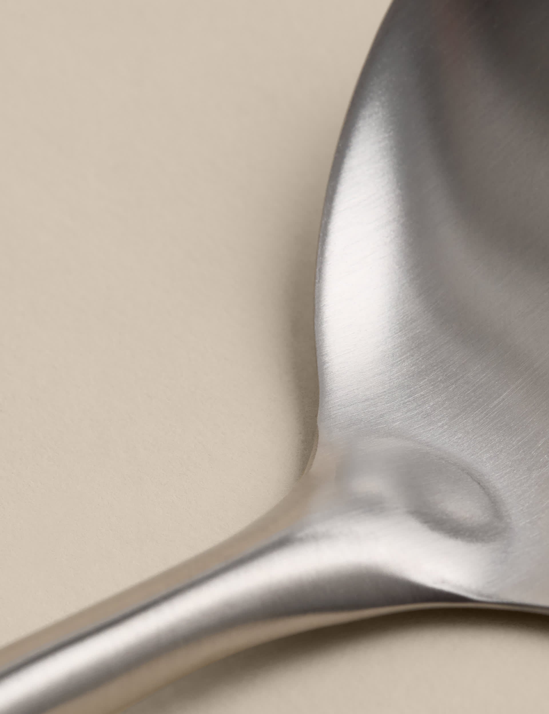 M&S Tom Kerridge stainless steel solid spoon 35cm - British product