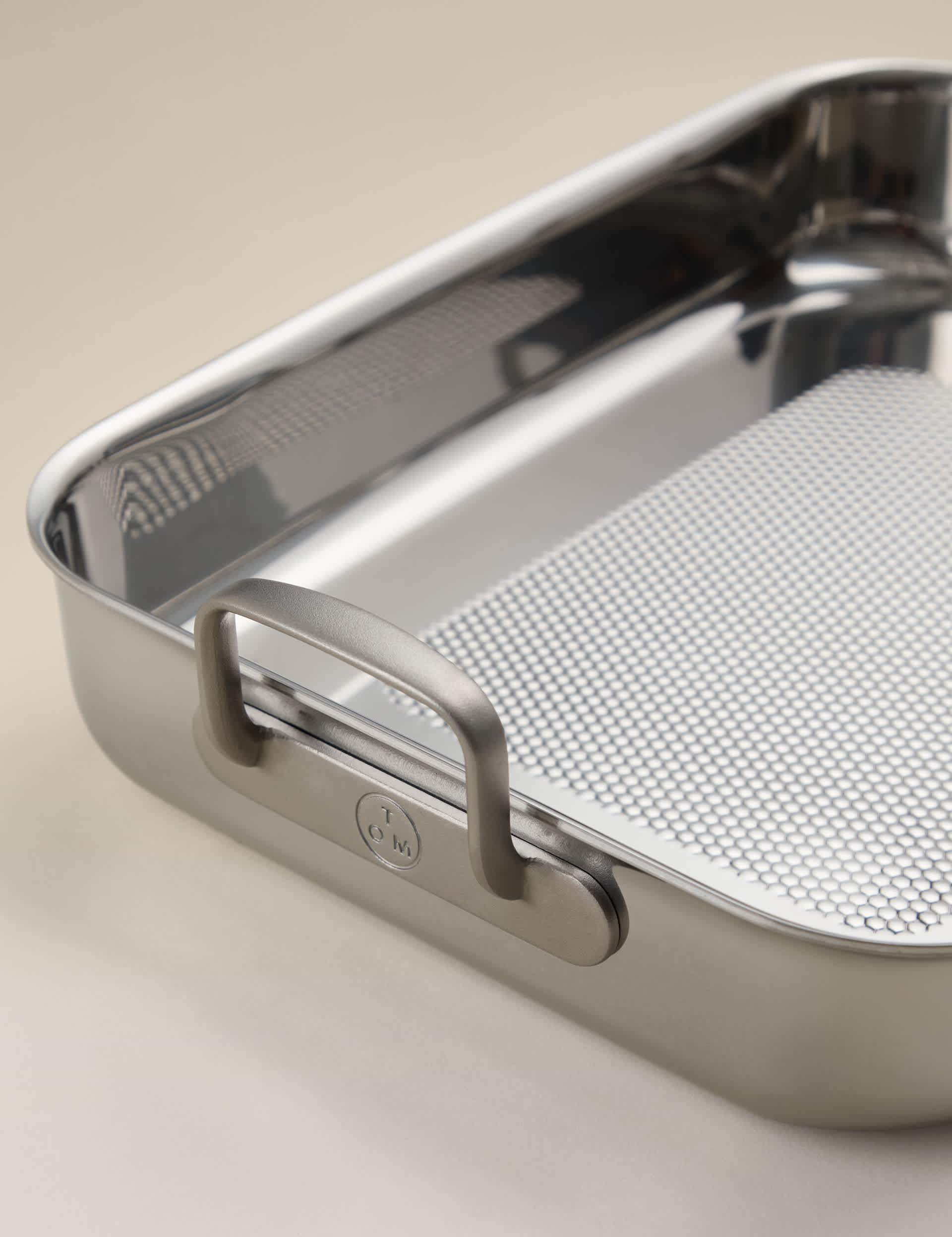 M&S stainless steel roasting tray (British brand)