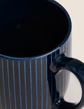 M&S Set of 4 Textured Stripe Mugs