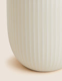 Set of 4 Textured Stripe China Mugs, 360ml