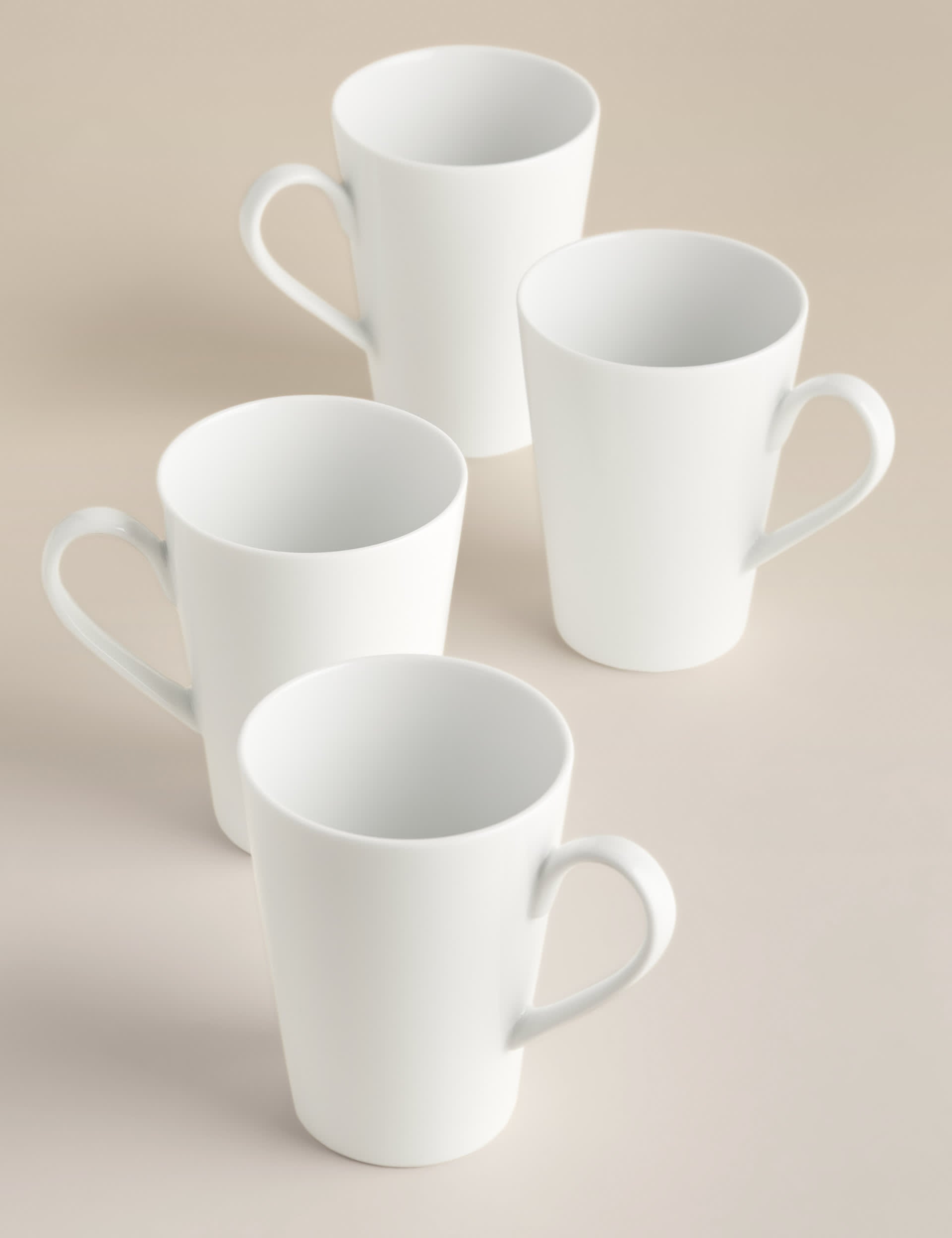 Maxim latte mugs set of 4 porcelain, imported from the UK