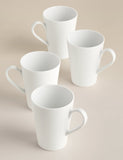 Maxim latte mugs set of 4 porcelain, imported from the UK