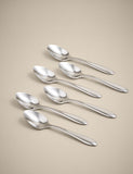 Maxim set of 6 stainless steel teaspoons, imported from the UK