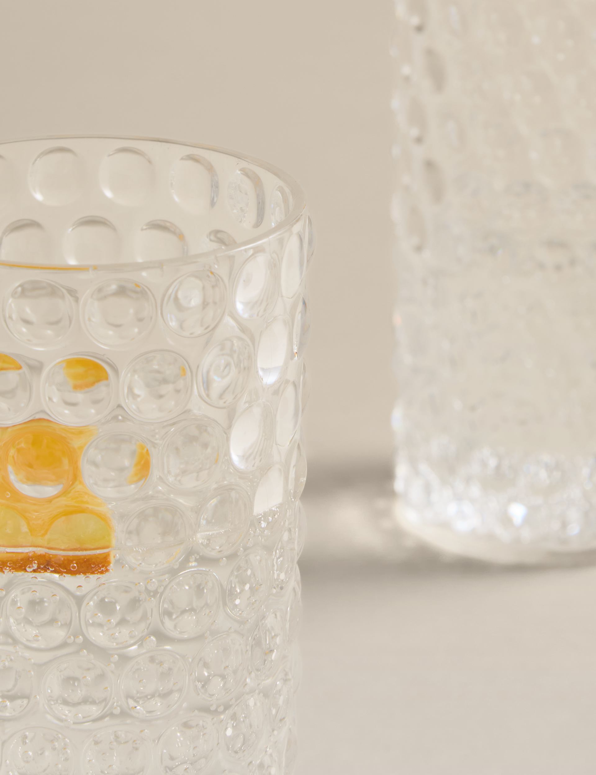 Set of 4 bobble acrylic hi-ball glasses, UK version