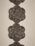 Set of 4 Beaded Scallop Coasters (British brand)