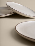 Dinner Plates Set of 4 Michigan Rim Style (British brand)