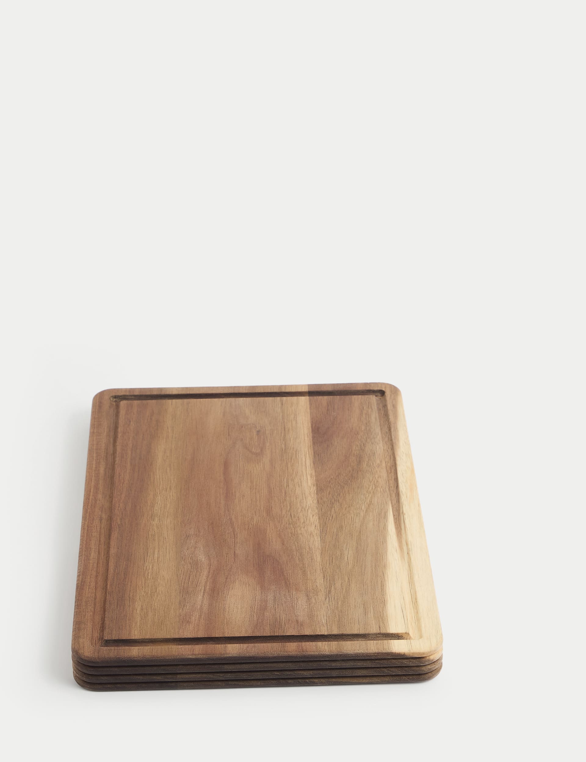 Wooden chopping board with juice groove medium size, imported from the UK