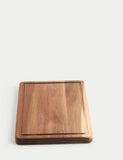 Wooden chopping board with juice groove medium size, imported from the UK