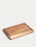 Wooden chopping board with juice groove medium size, imported from the UK