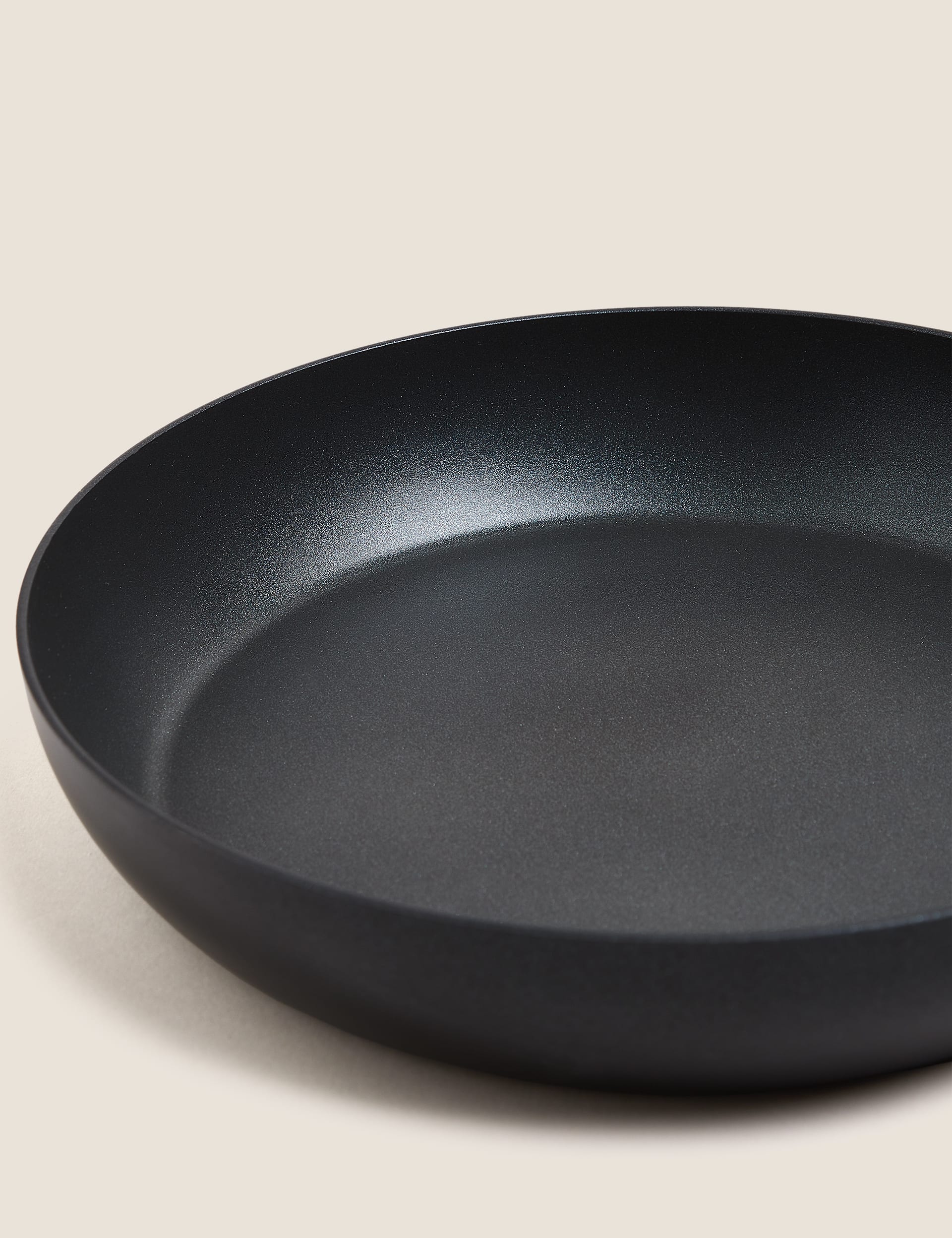 Black Aluminium 28cm Non-Stick Frying Pan, imported from the UK