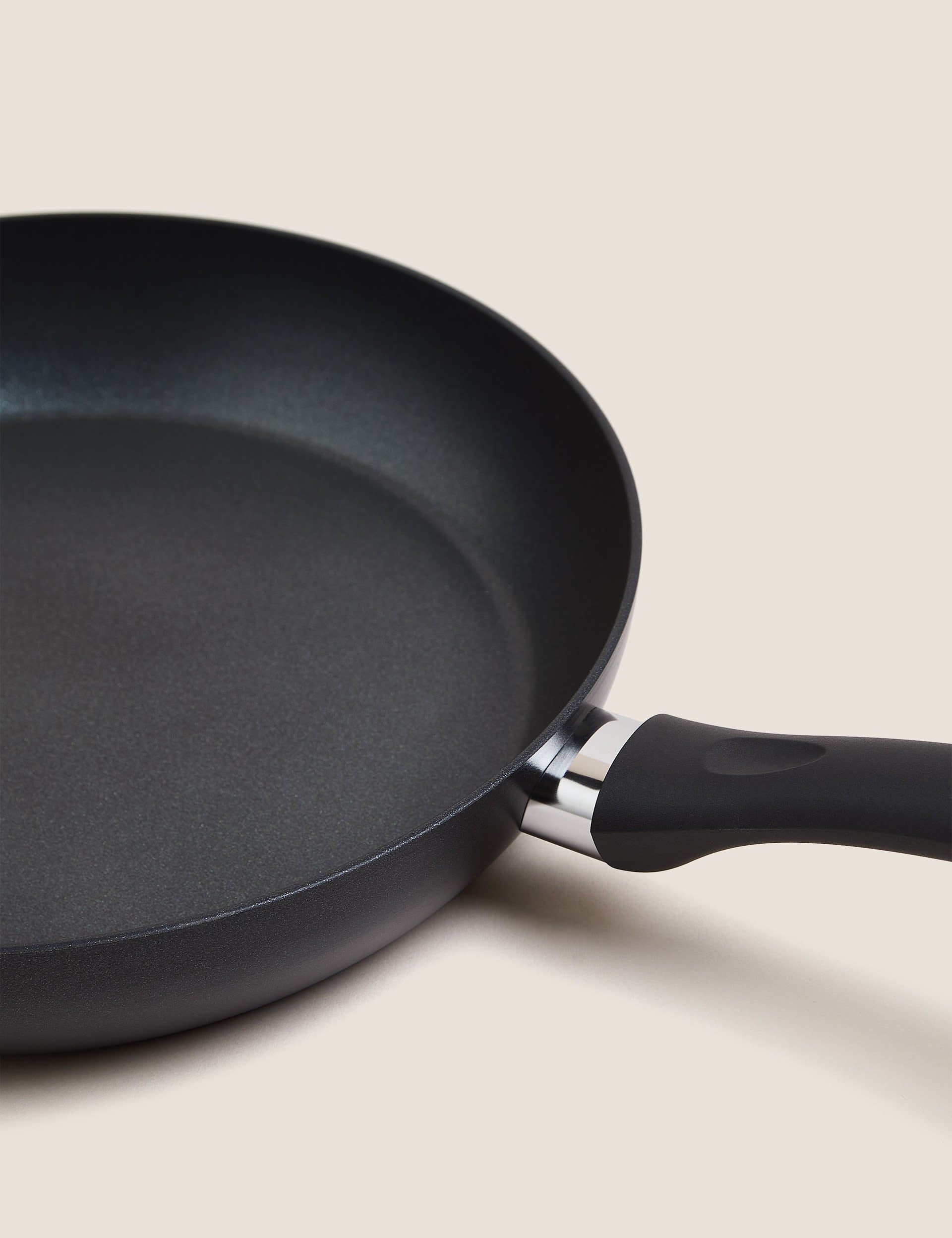 Black Aluminium 28cm Non-Stick Frying Pan, imported from the UK
