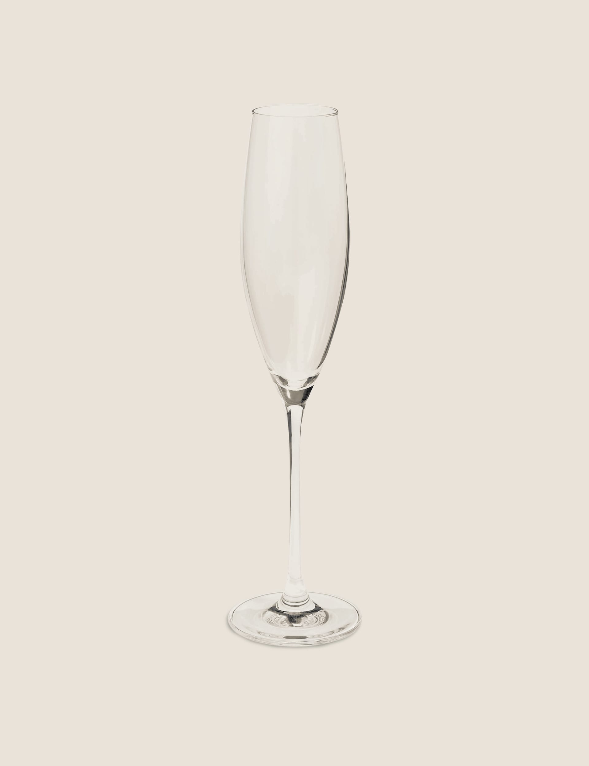 Crystal champagne flutes set of 4 - British product