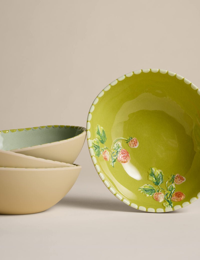 M&S floral melamine cereal bowls set of 4, imported from the UK