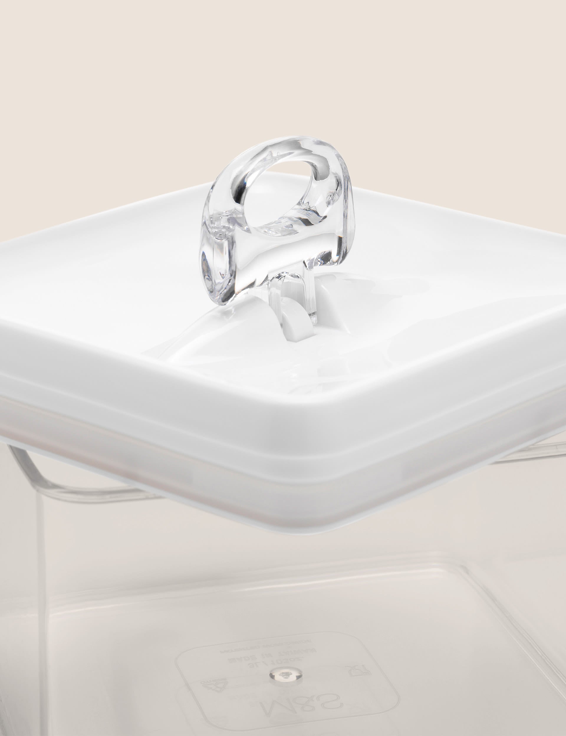 Square flip-tight food storage container 3L (British brand)