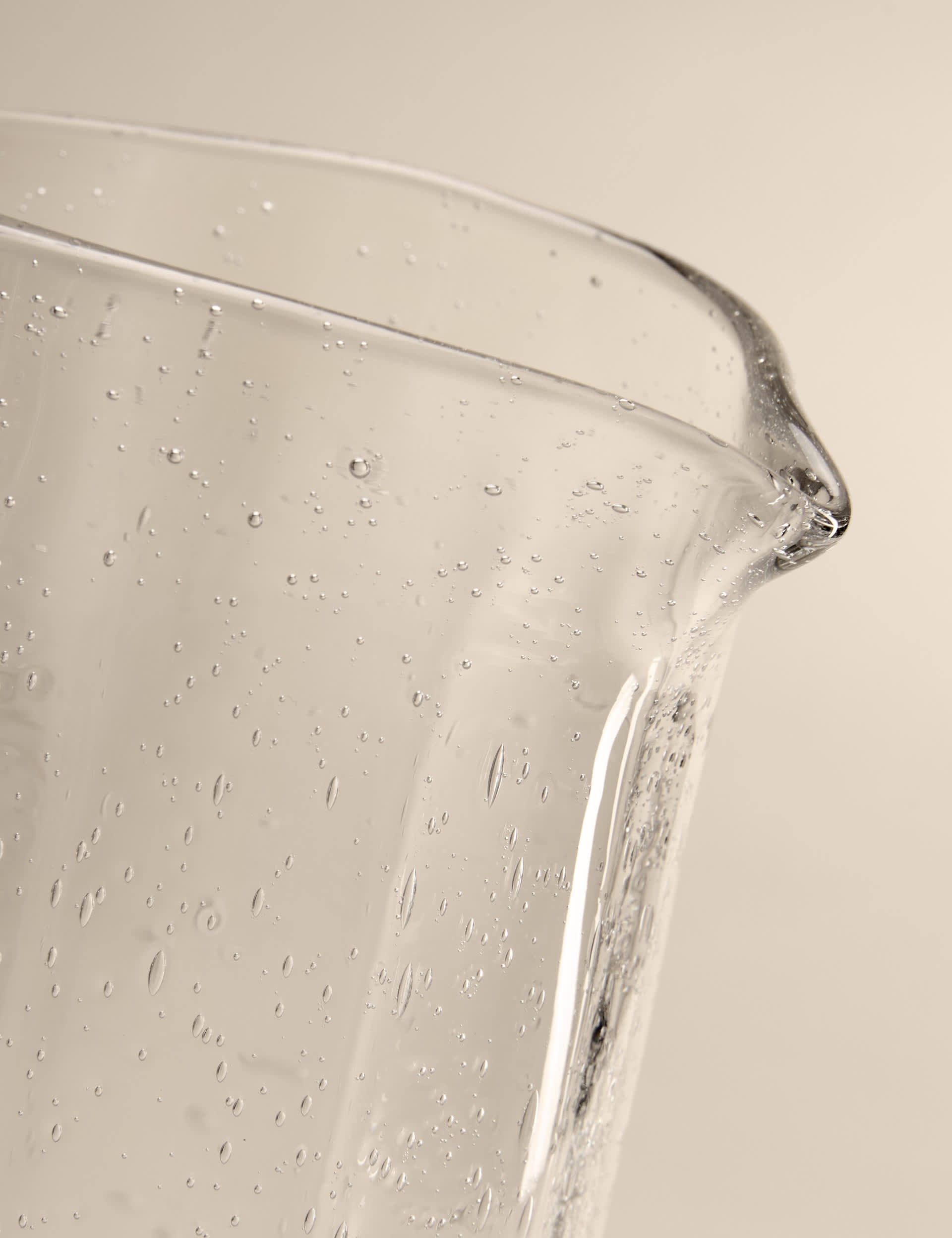 Bubble jug glass 26cm, imported from the UK