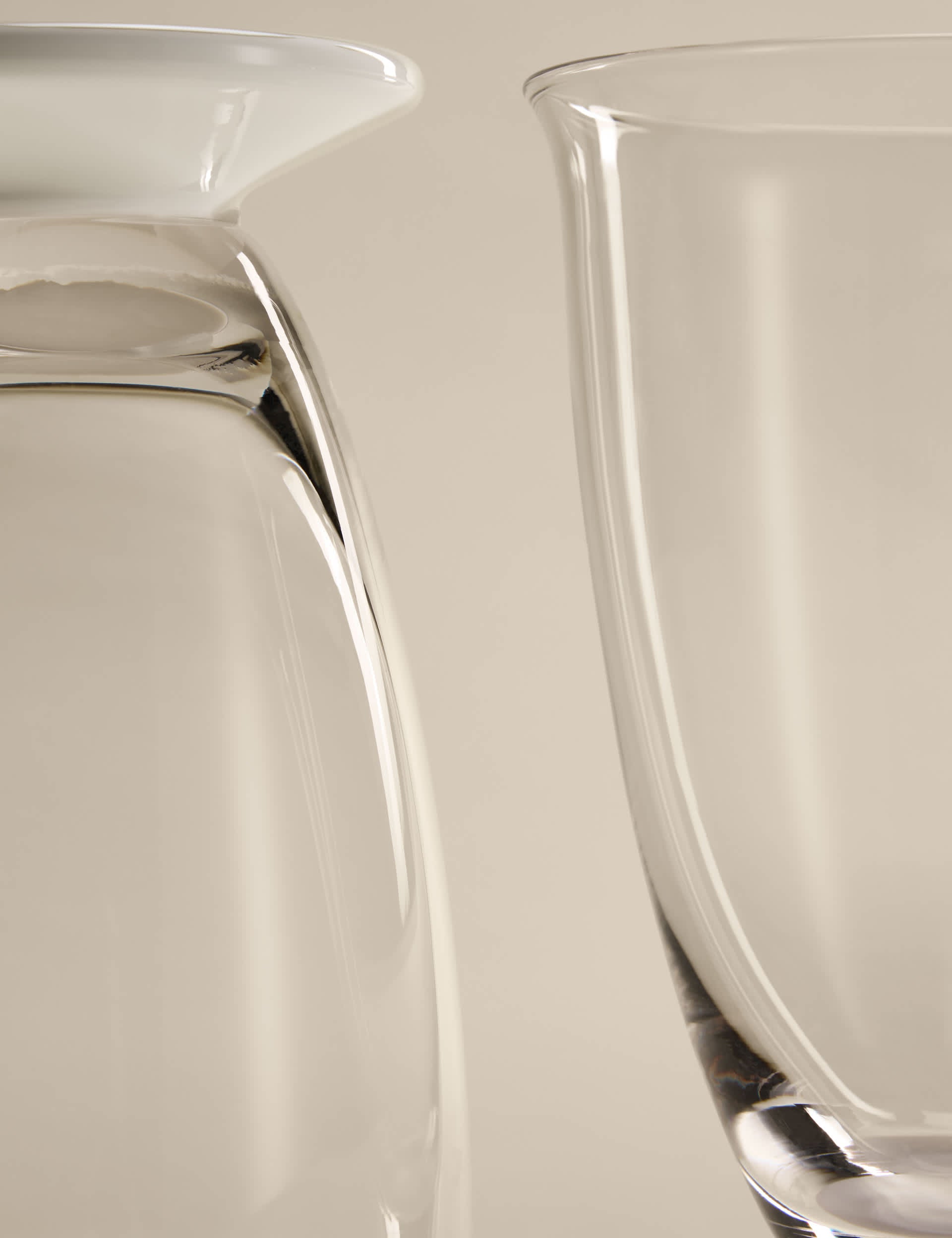 M&S hi ball glasses set of 2 footed - UK version