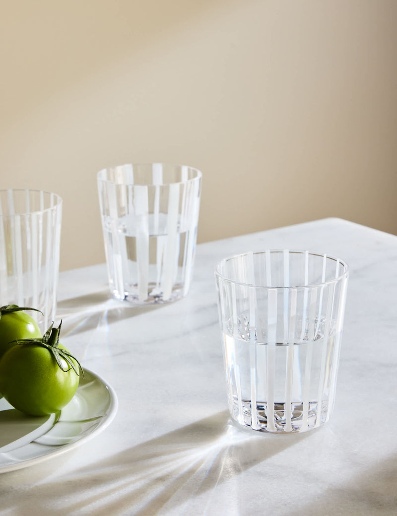 M&S striped tumblers set of 4, UK version