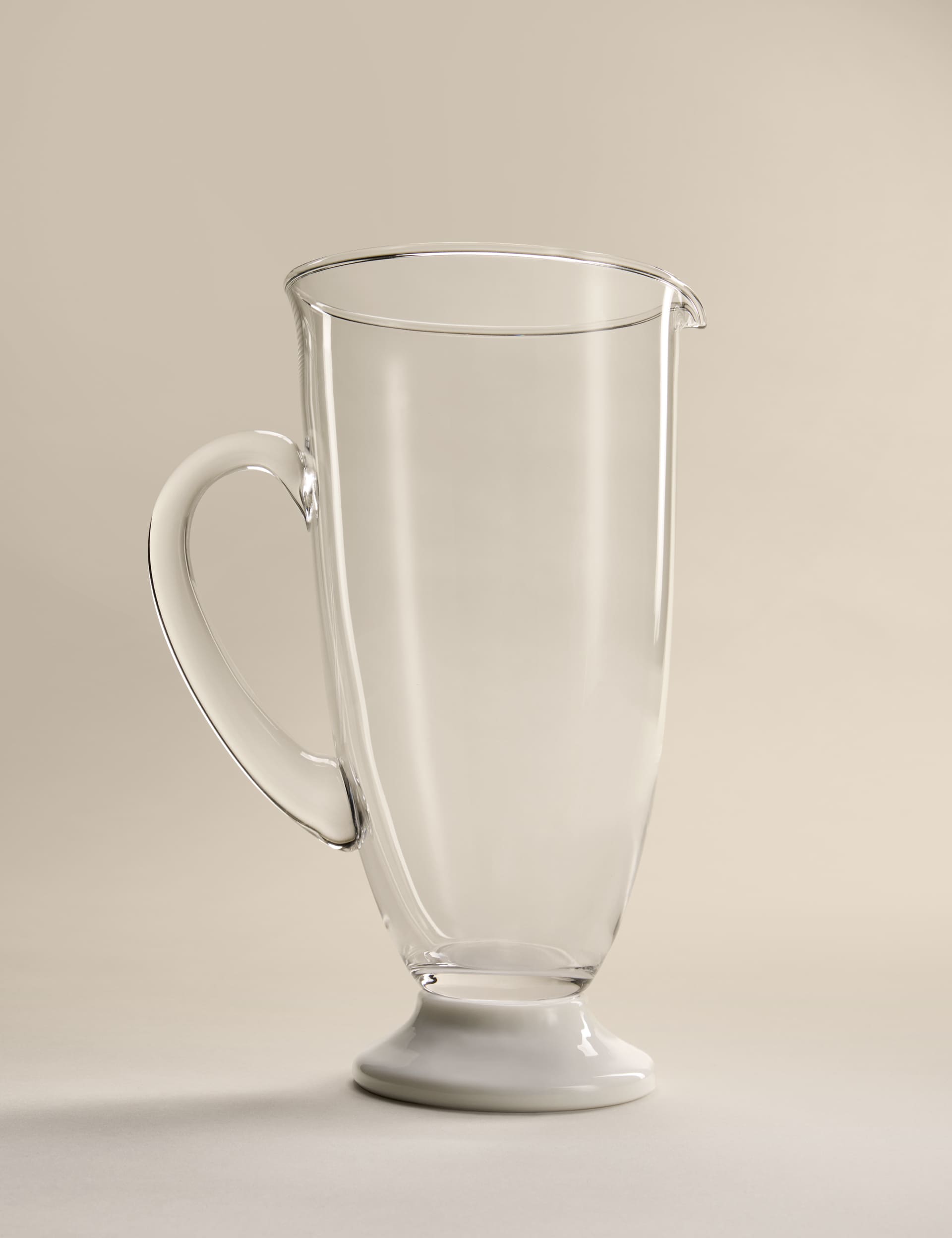 M&S Kelly Hoppen footed glass jug - British product