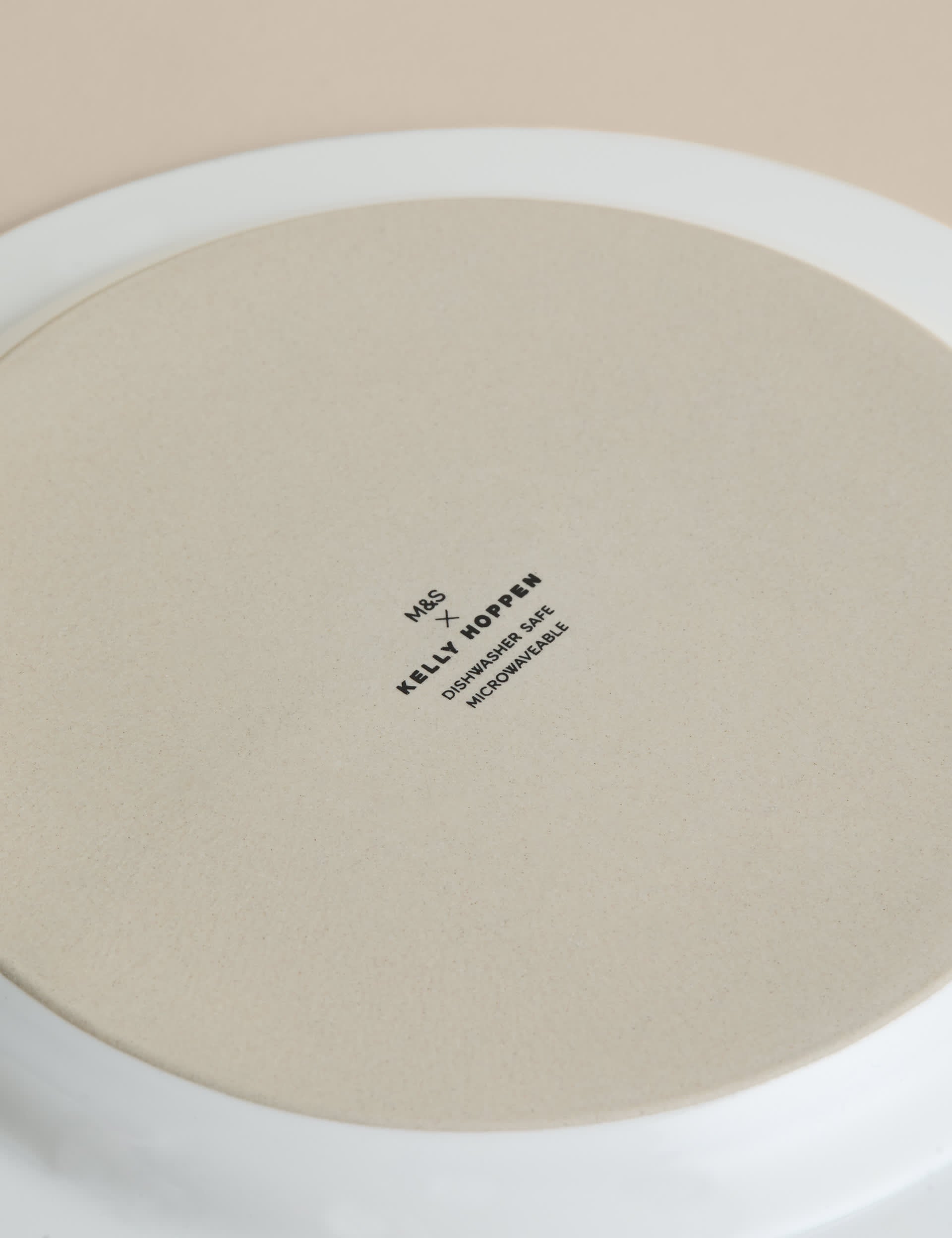 M&S Contrast Side Plate stoneware dinnerware, imported from the UK