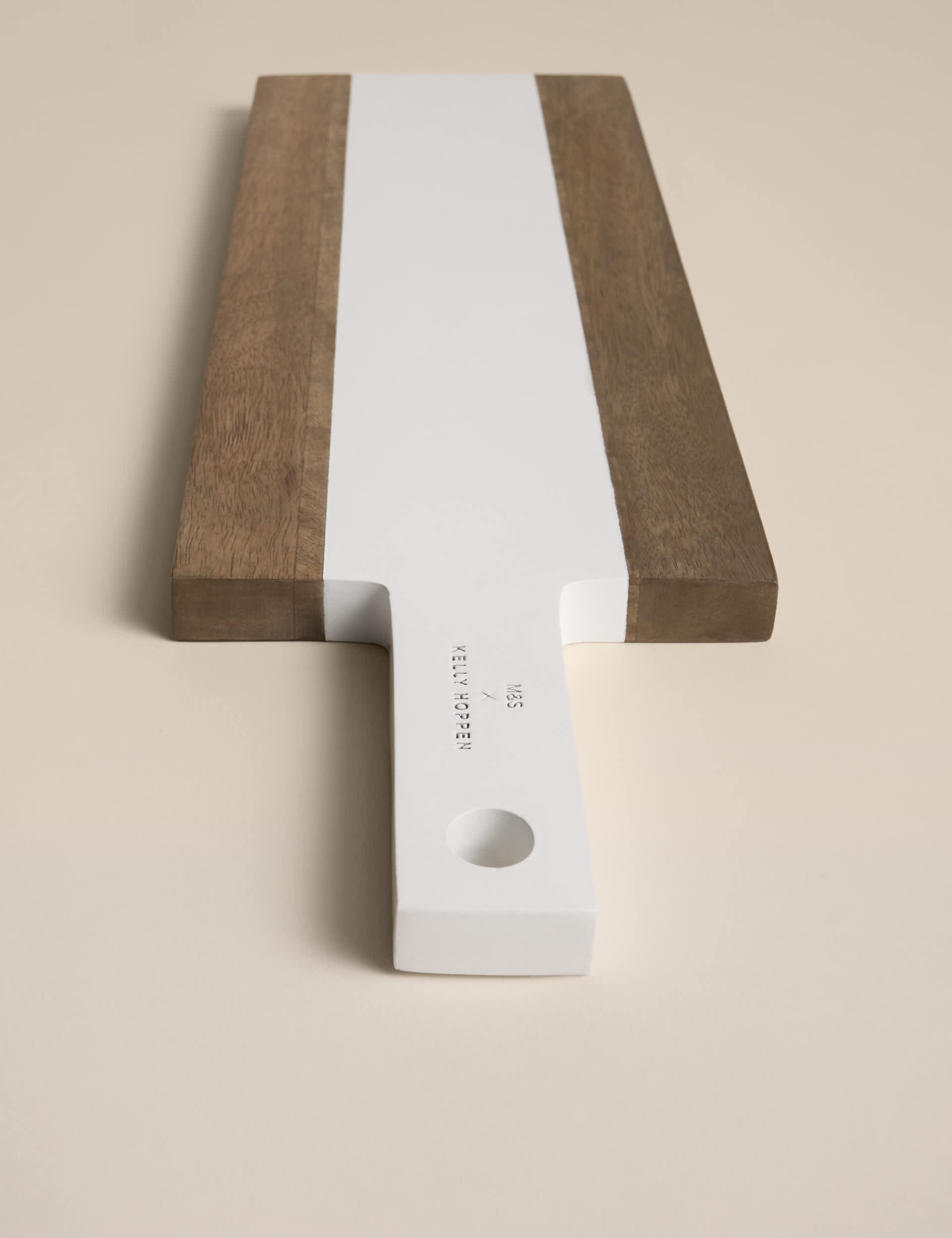M&S long wooden serving board 50 cm - British product