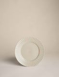 Stoneware side plate reactive stripe 20.3 cm, imported from the UK