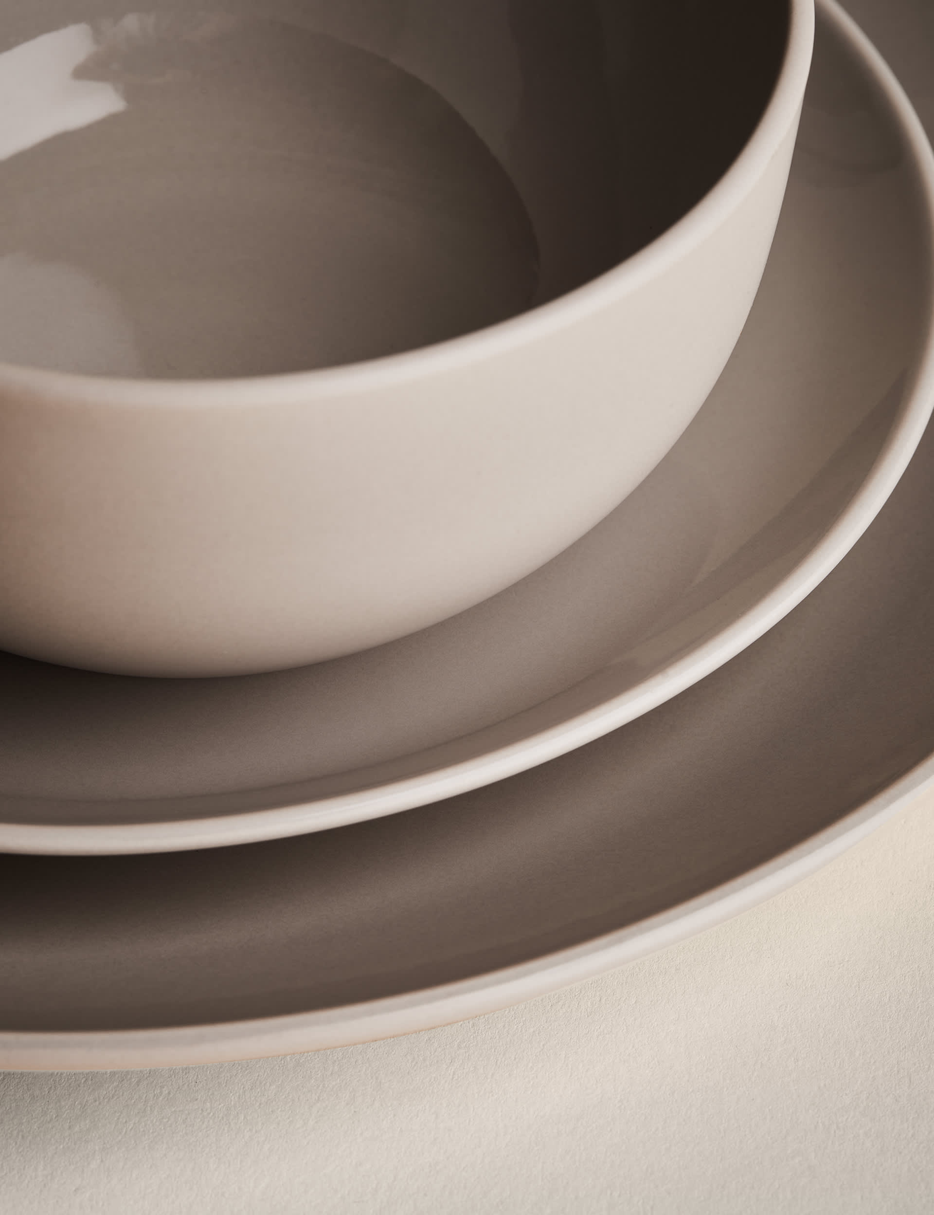 M&S 12-piece stoneware dinner set, imported from the UK