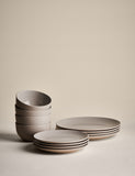 M&S 12-piece stoneware dinner set, imported from the UK