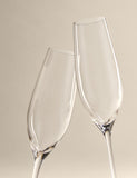 Maxim champagne flutes set of 4 (British brand)
