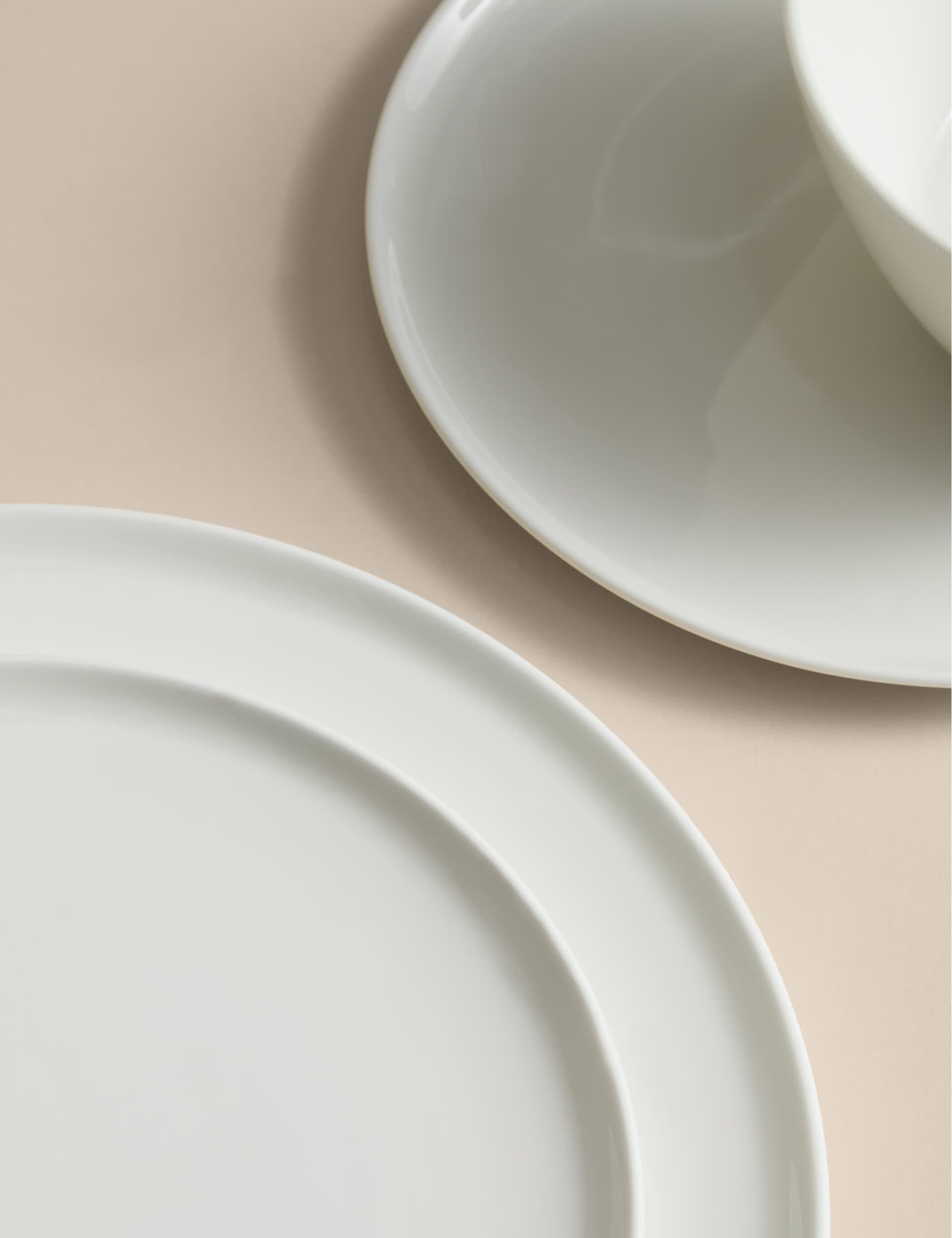 12 piece straight sided dinner set - British product