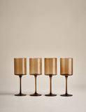 Hammered wine glasses set of 4, UK version