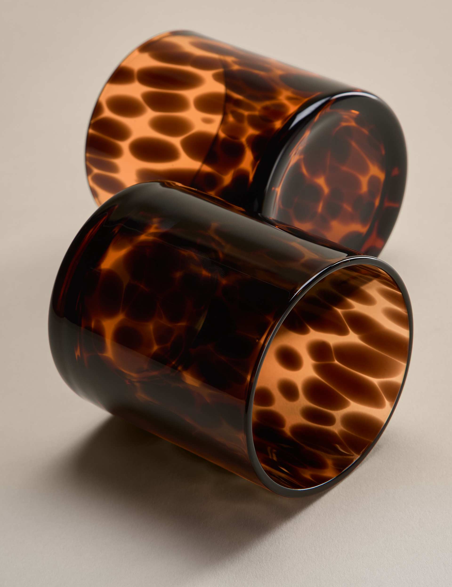 Speckle tumblers set of 2 (British brand)
