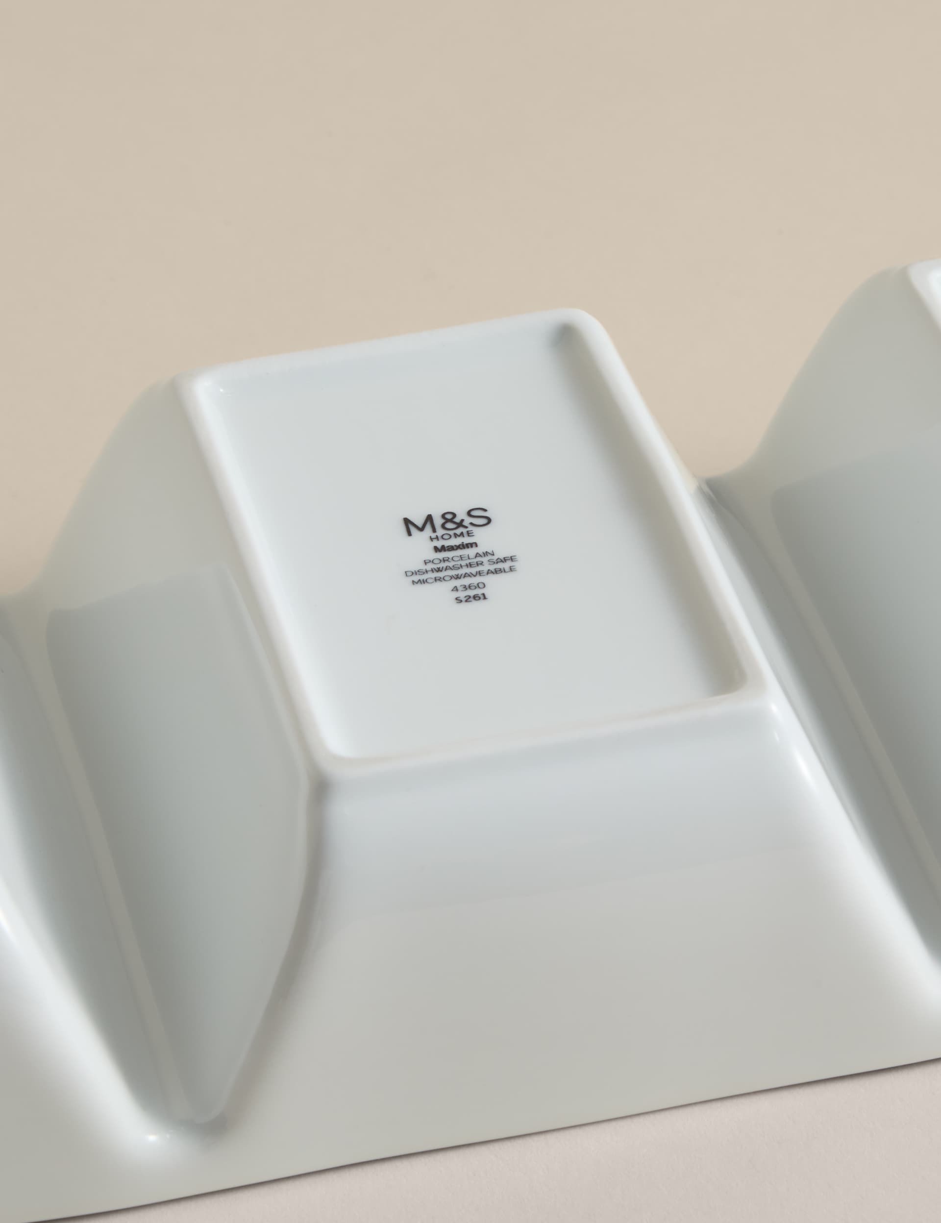 Maxim ceramic three part divided dish (British brand)
