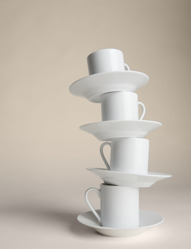 Set of 4 Maxim Espresso Cups & Saucers