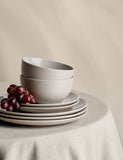 12 Piece Everyday Stoneware Dinner Set, imported from the UK