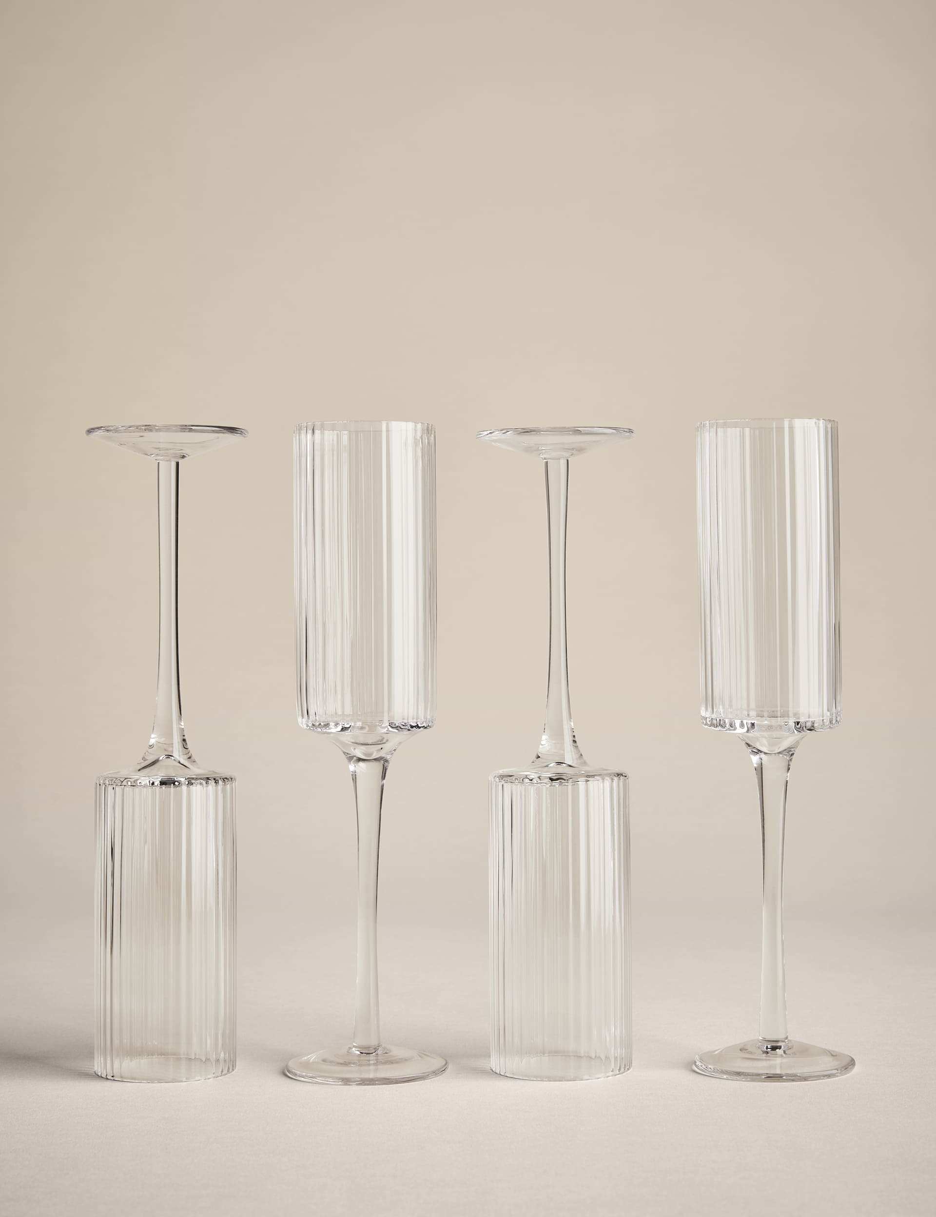 Celine champagne flutes set of 4 (British brand)