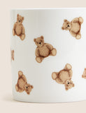 Spencer Bear ceramic mug with repeat pattern 390ml (British brand)
