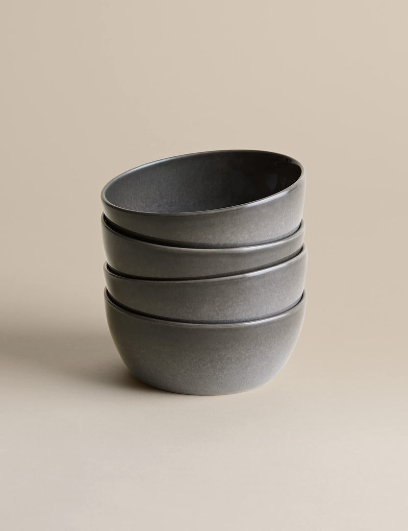 Amberley reactive cereal bowls set of 4 (British brand)