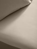 M&S X Fired Earth washed cotton extra deep fitted sheet (British brand)