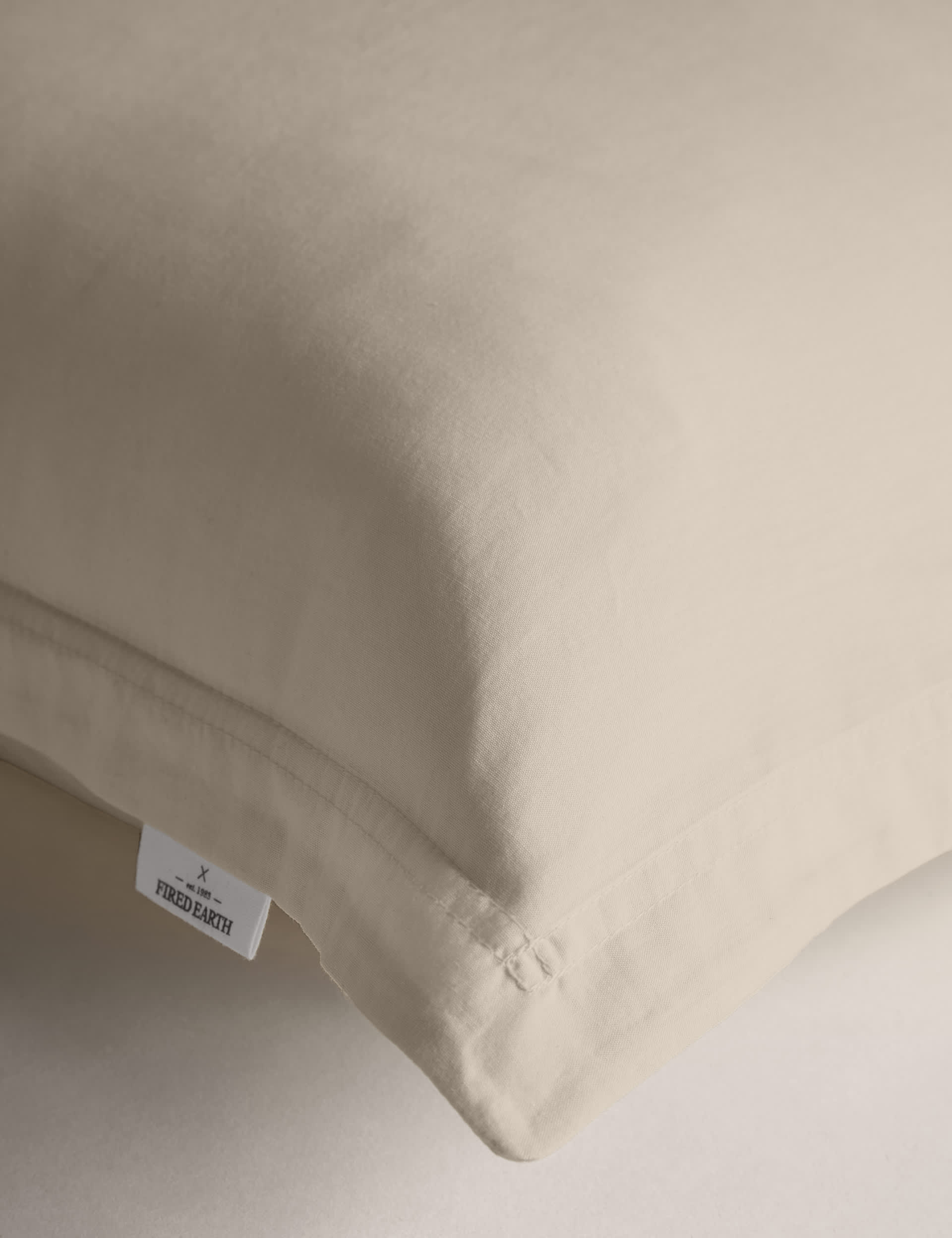 M&S X Fired Earth washed cotton Oxford pillowcases 2 pack - British product