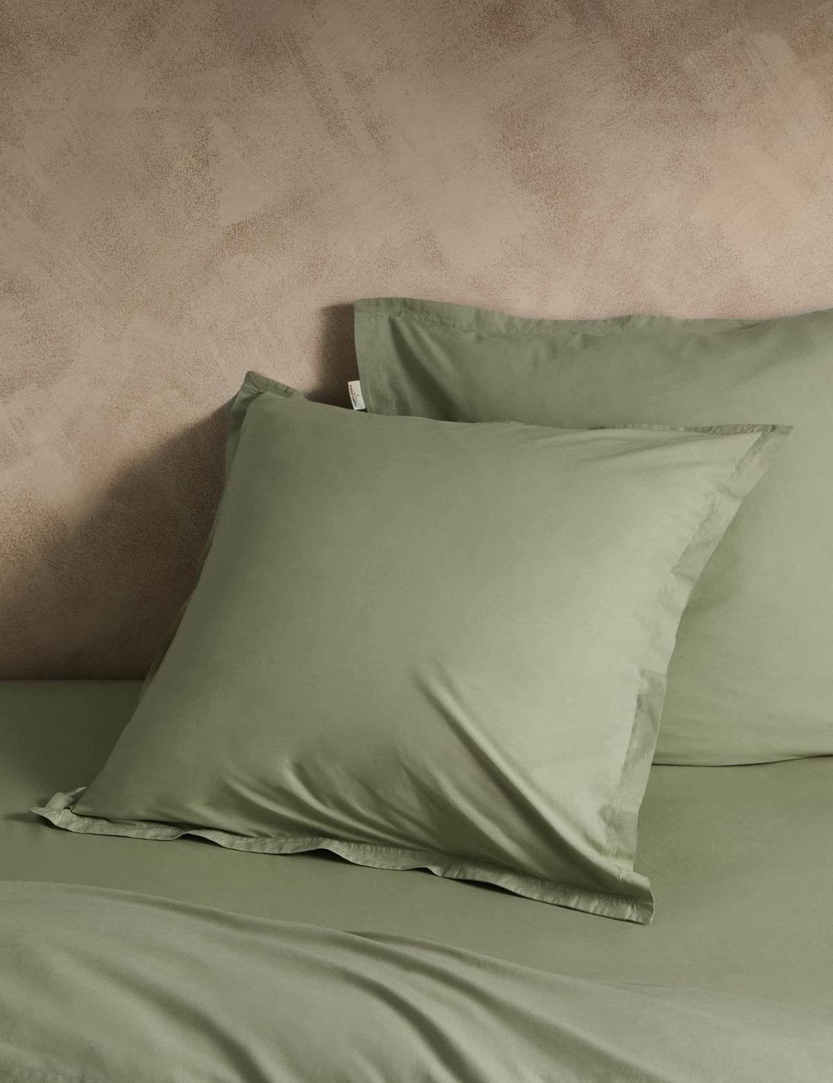 M&S X Fired Earth washed cotton square pillowcases 2 pack (British brand)