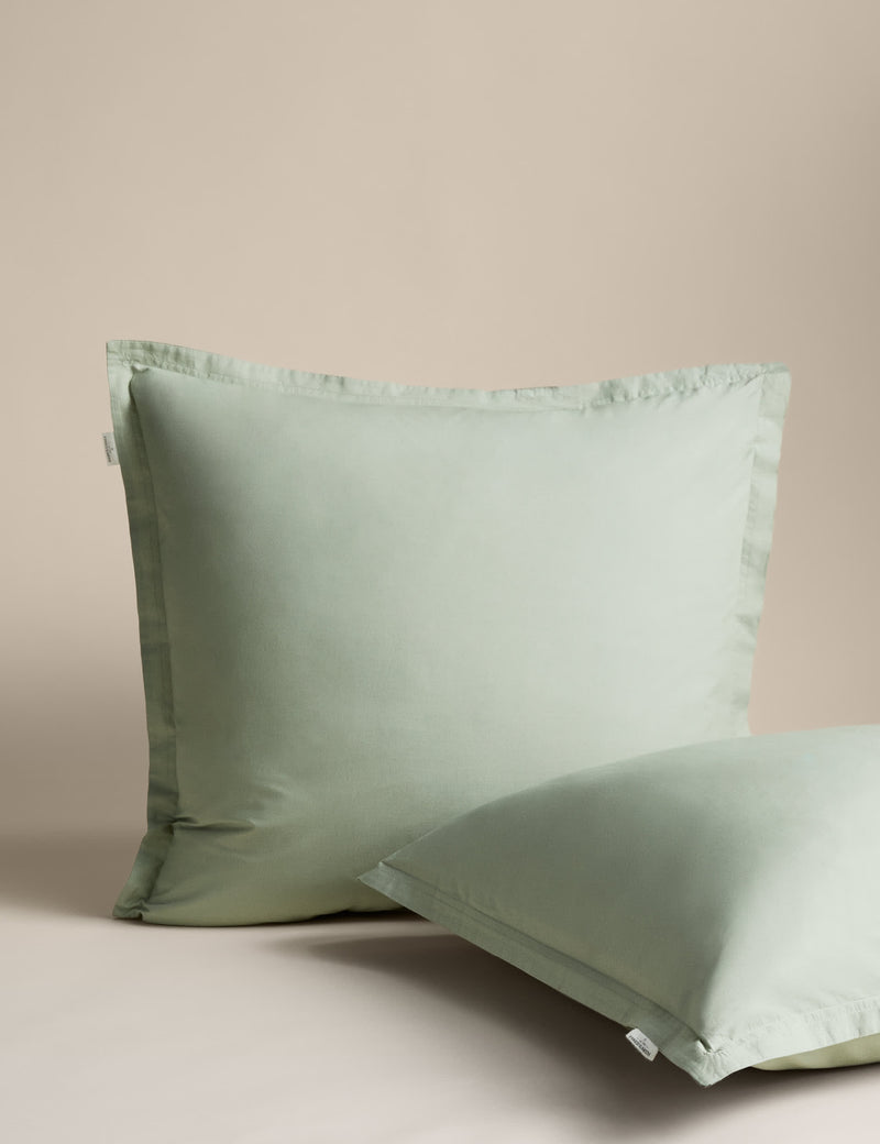 M&S X Fired Earth washed cotton square pillowcases 2 pack (British brand)