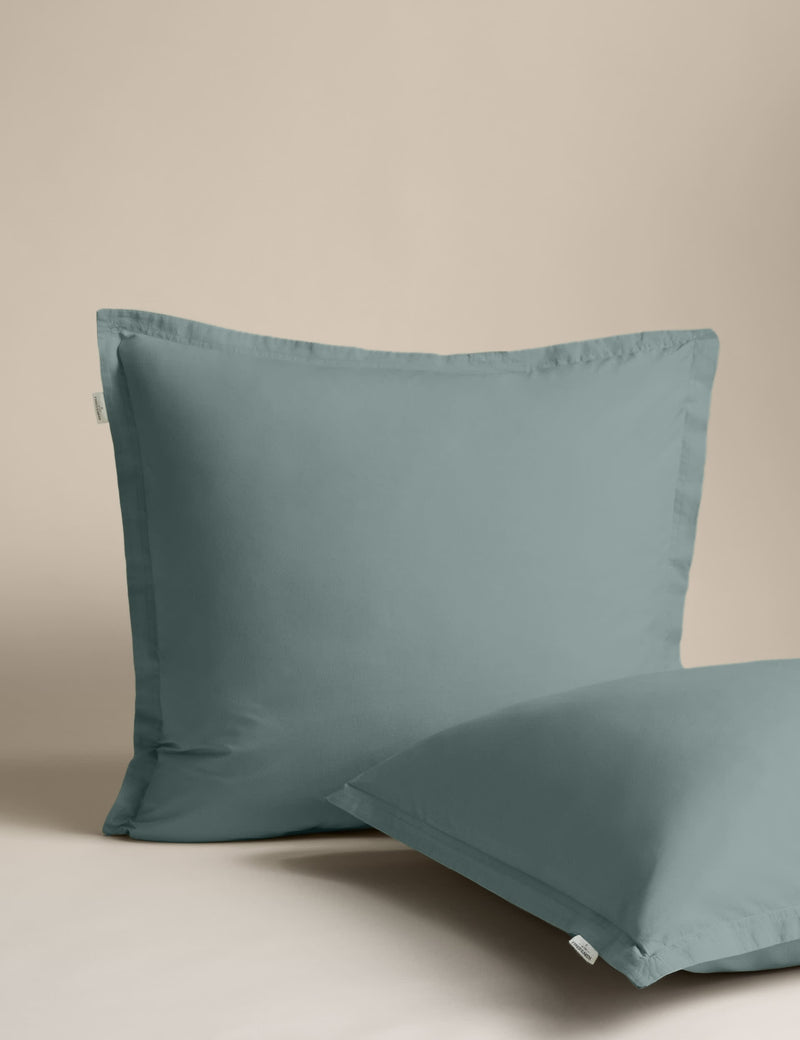 M&S X Fired Earth washed cotton square pillowcases 2 pack (British brand)