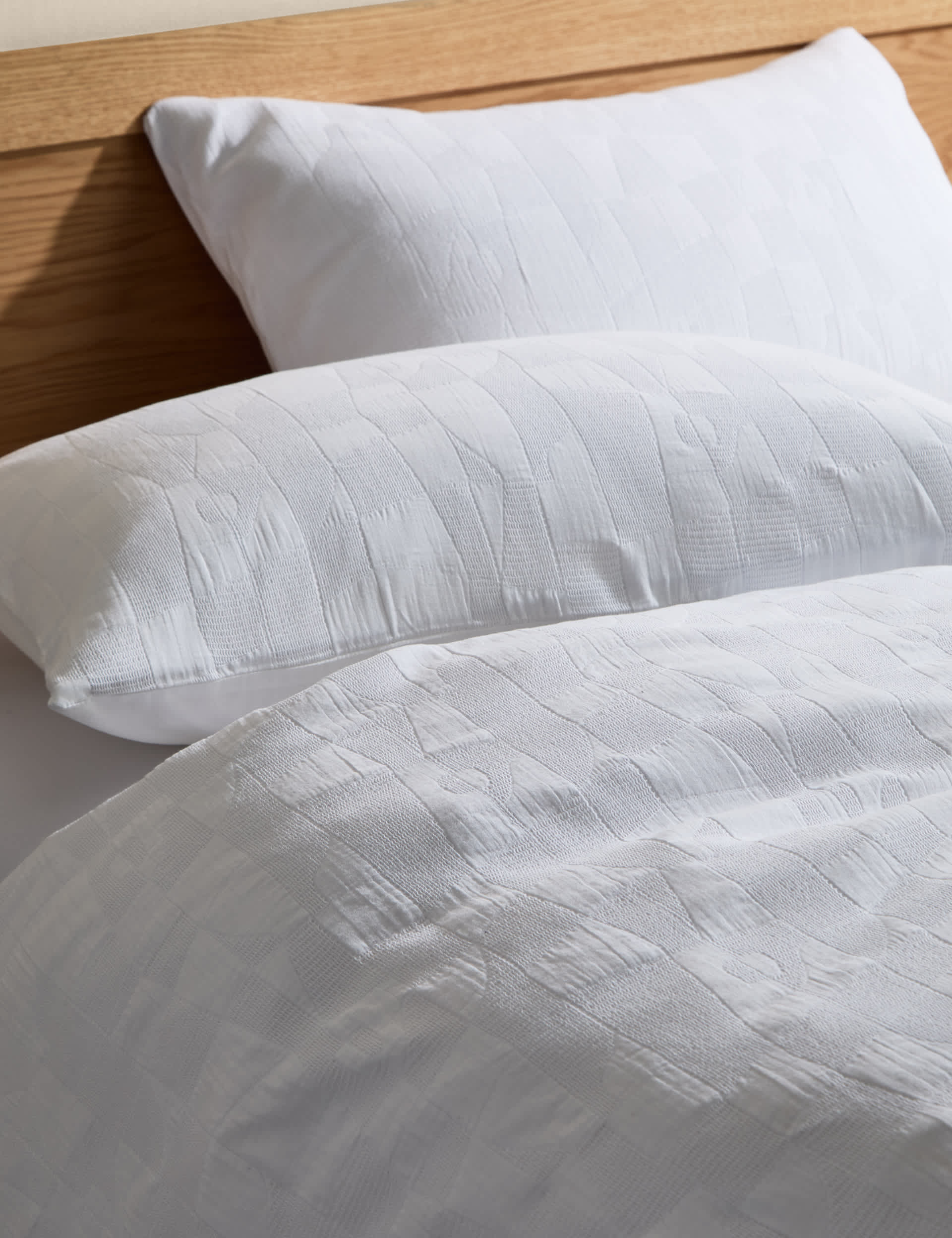 Pure Cotton Waffle Abstract Bedding Set