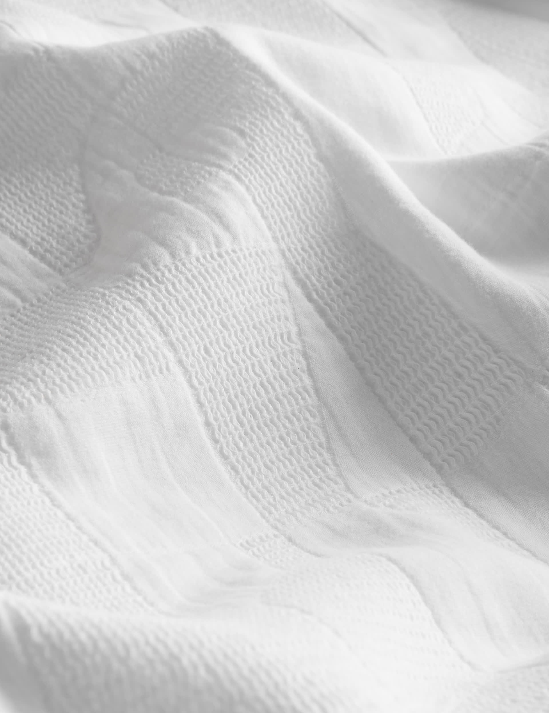 Pure Cotton Waffle Abstract Bedding Set