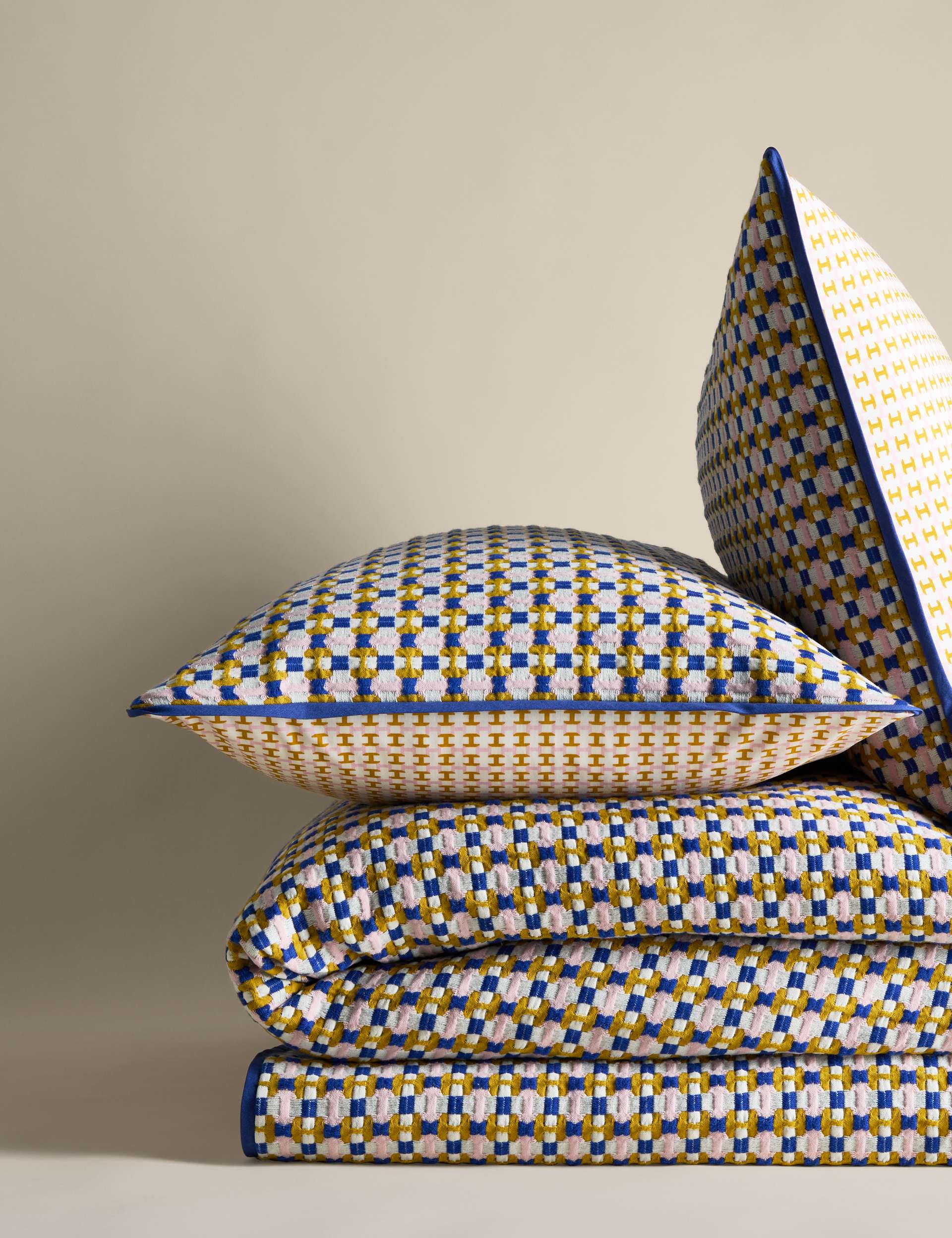 Pure Cotton Bright Waffle Bedding Set